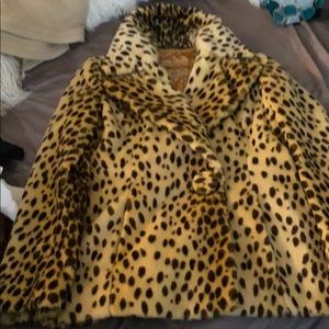 Miss Sixty Beautiful never worn animal print coat